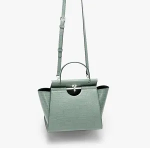 swing bag Women Metal Button Handbag
