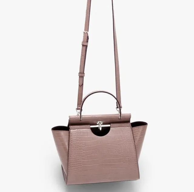 swing bag Women Metal Button Handbag