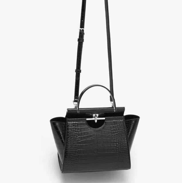 swing bag Women Metal Button Handbag