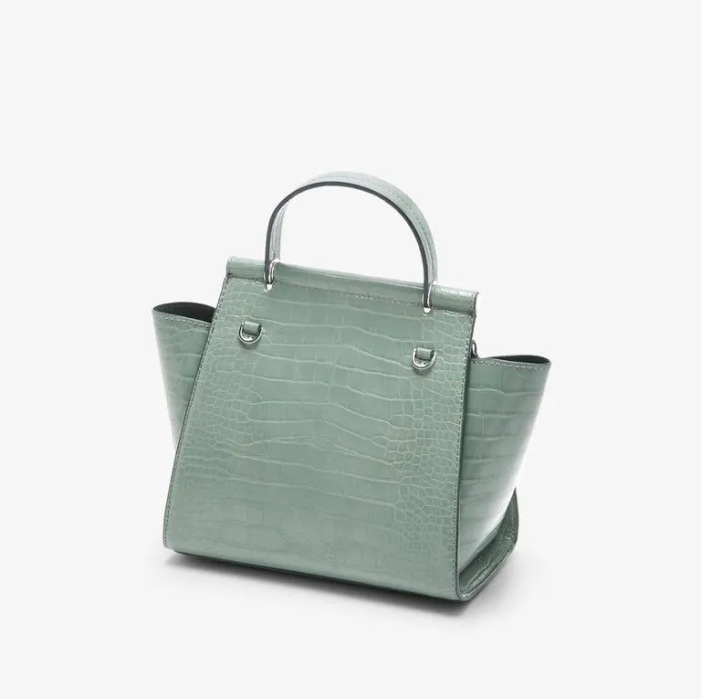 swing bag Women Metal Button Handbag