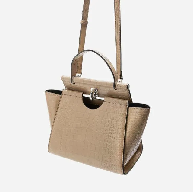 swing bag Women Metal Button Handbag