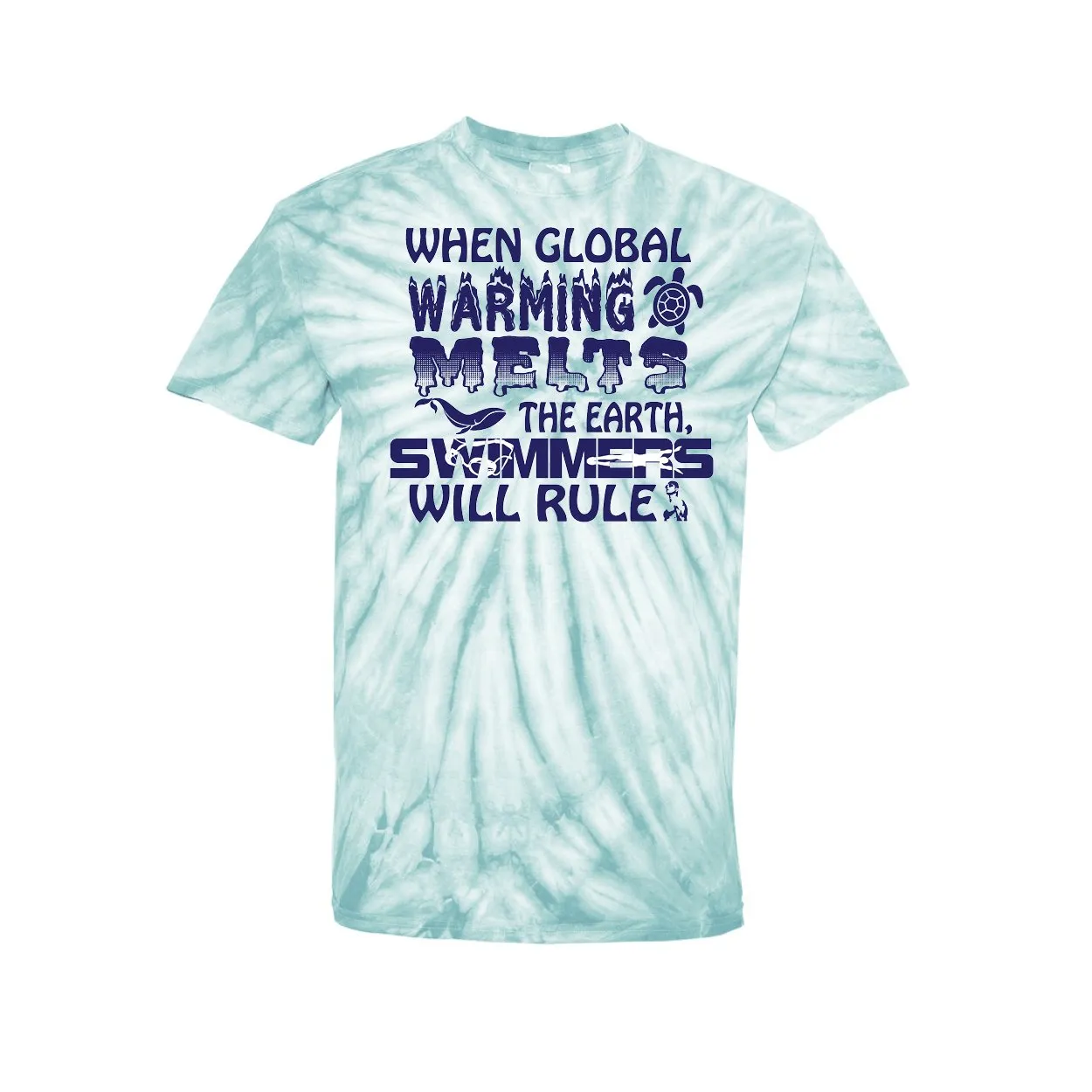 T-Shirts Global Warming Swimming