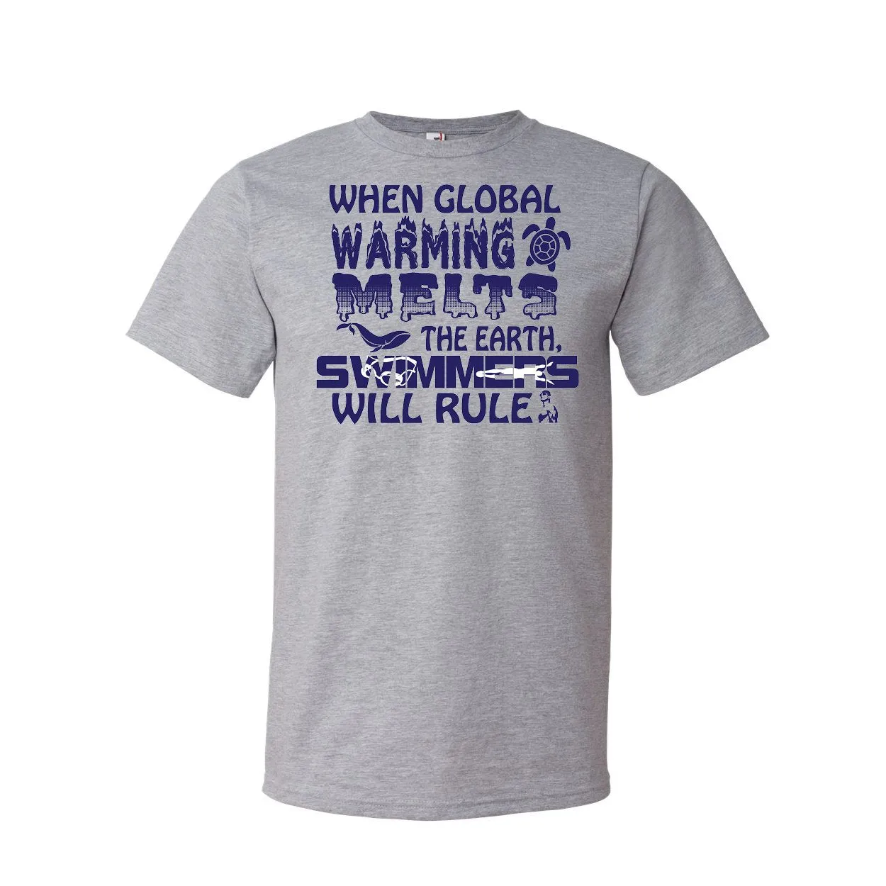 T-Shirts Global Warming Swimming