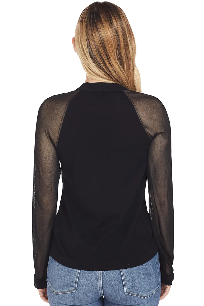 Teller Fitted Raglan (Jet Black)