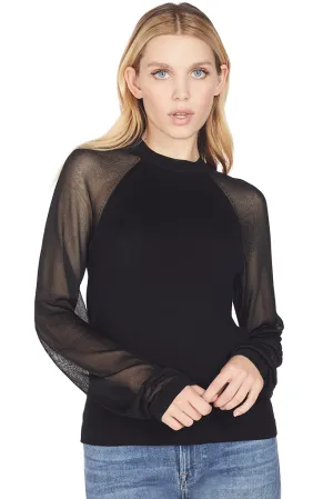 Teller Fitted Raglan (Jet Black)
