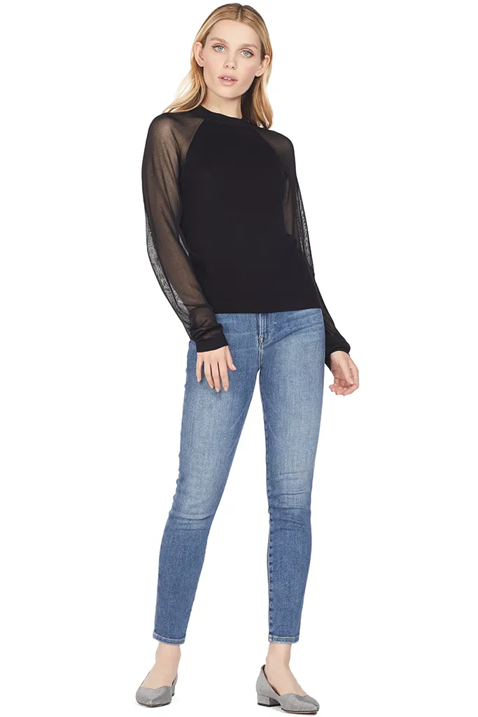 Teller Fitted Raglan (Jet Black)