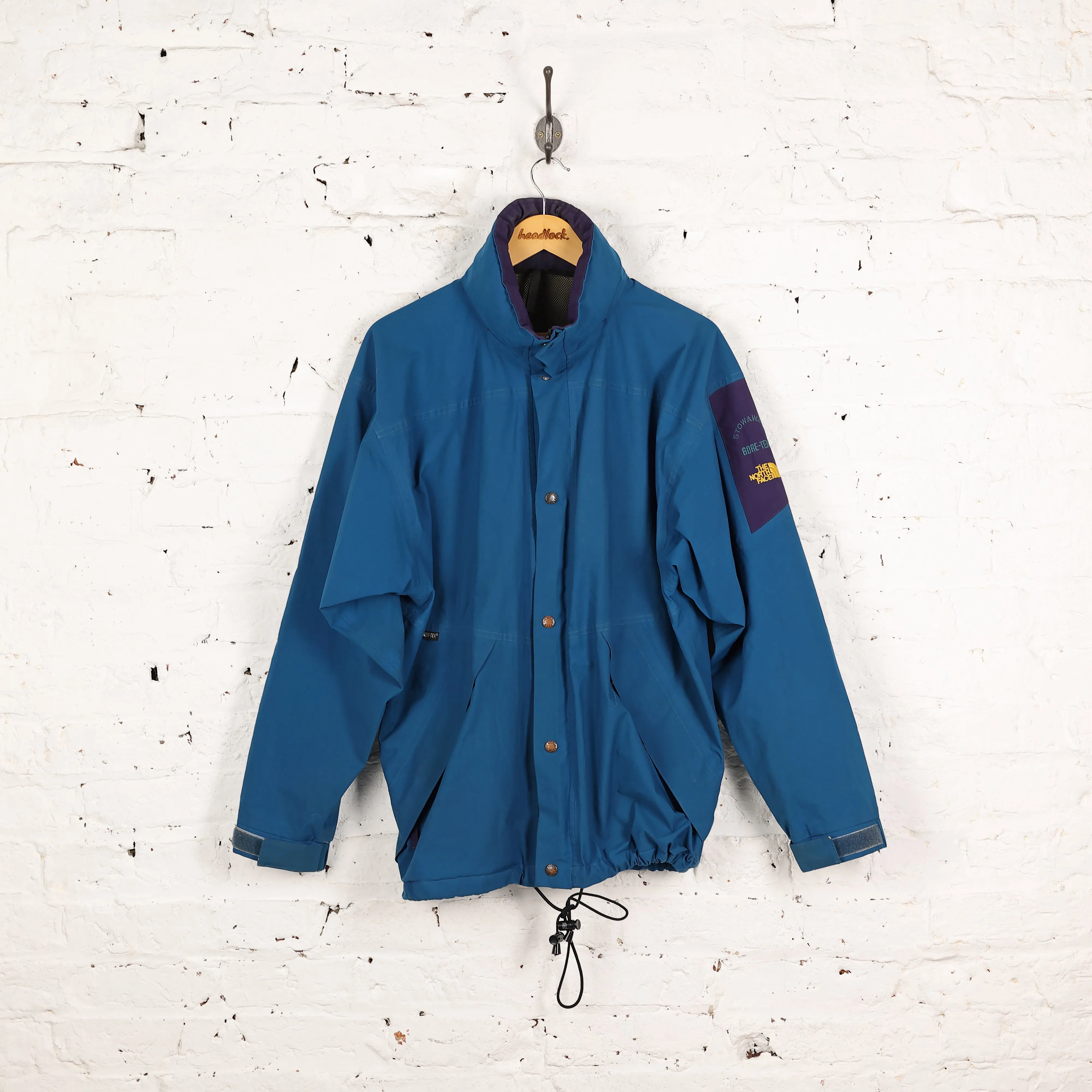 The North Face 90s Stowaway II Gore  Tex Rain Jacket - Blue - L