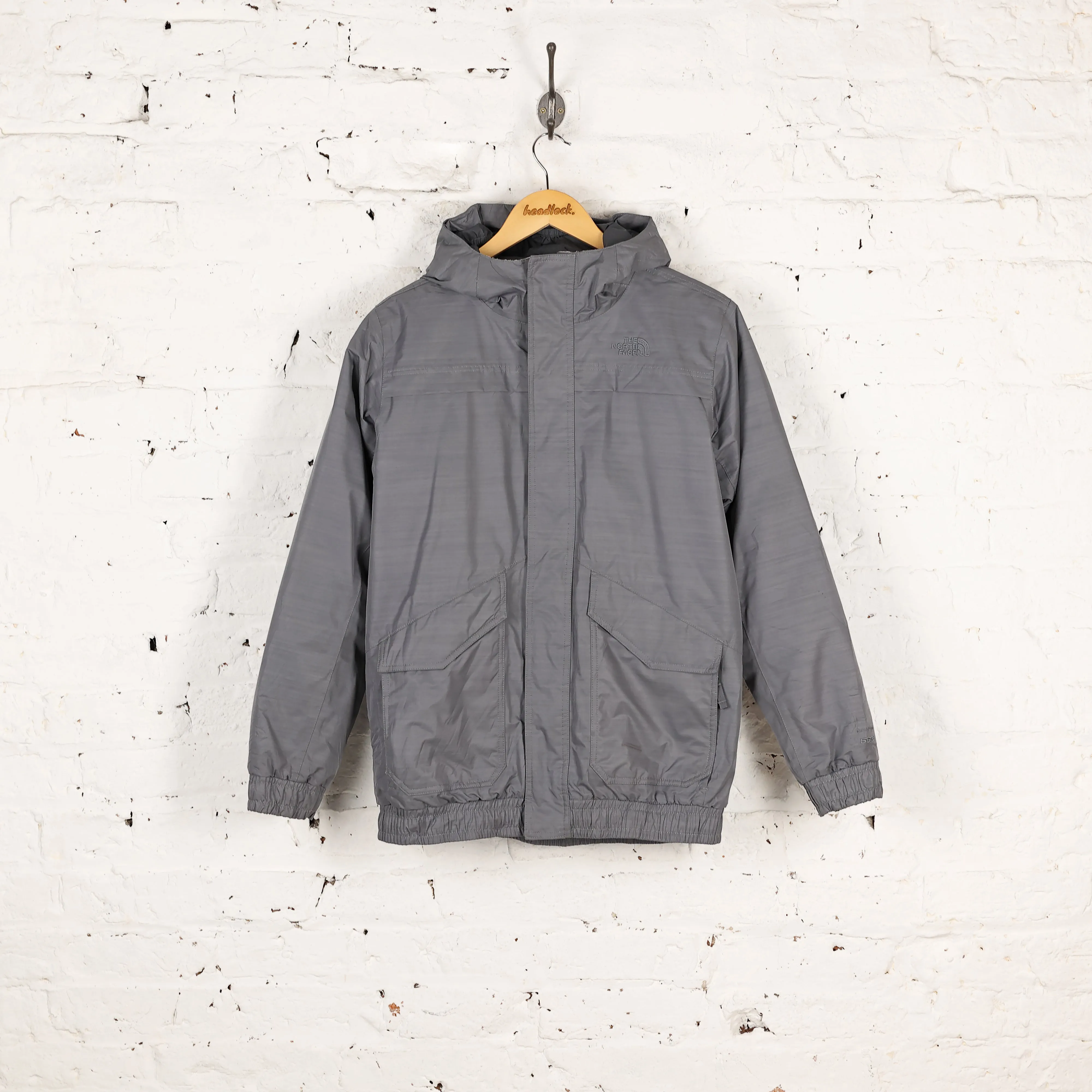 The North Face DryVent 550 Rain Jacket Coat - Grey - XS