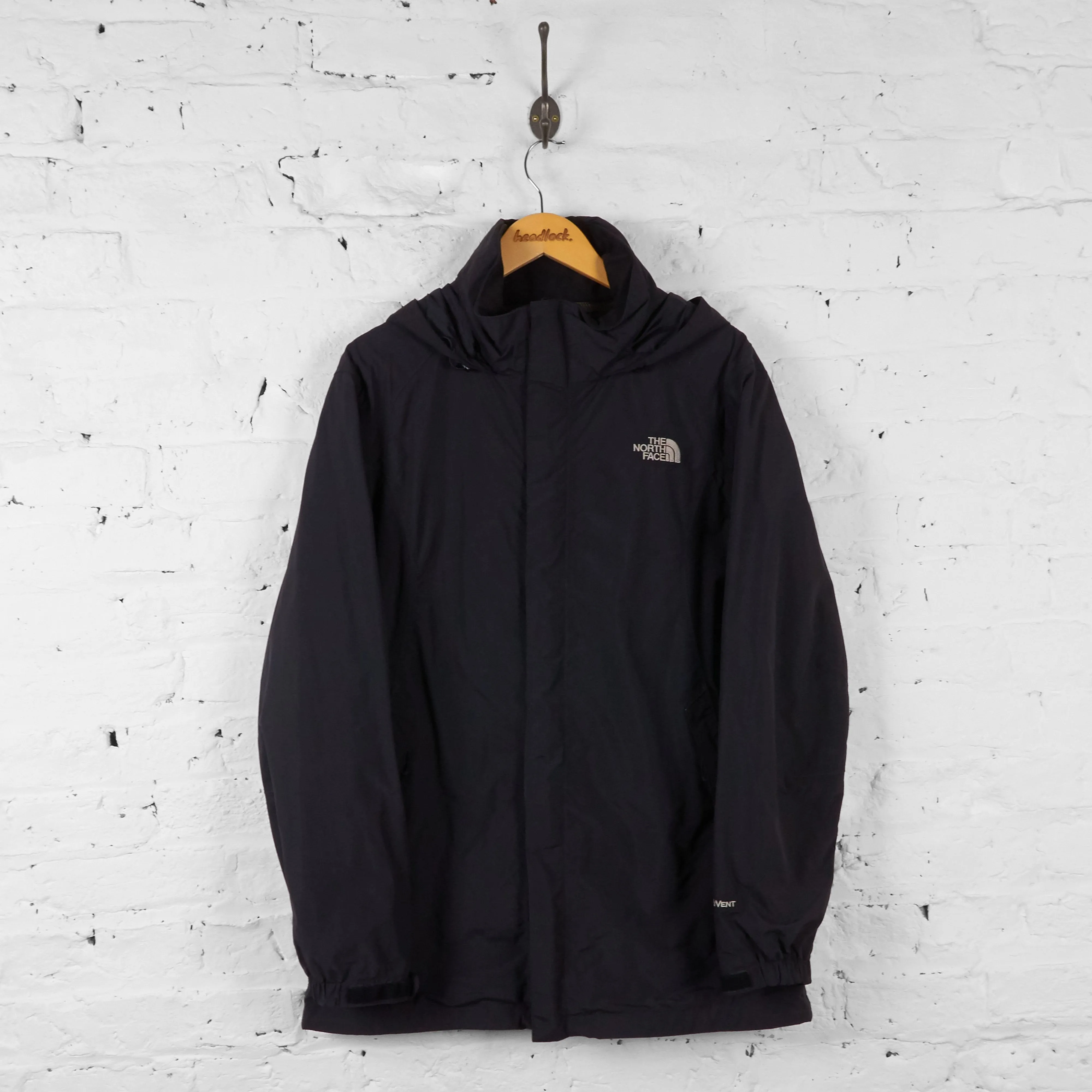 The North Face Hyvent Rain Jacket - Black - L