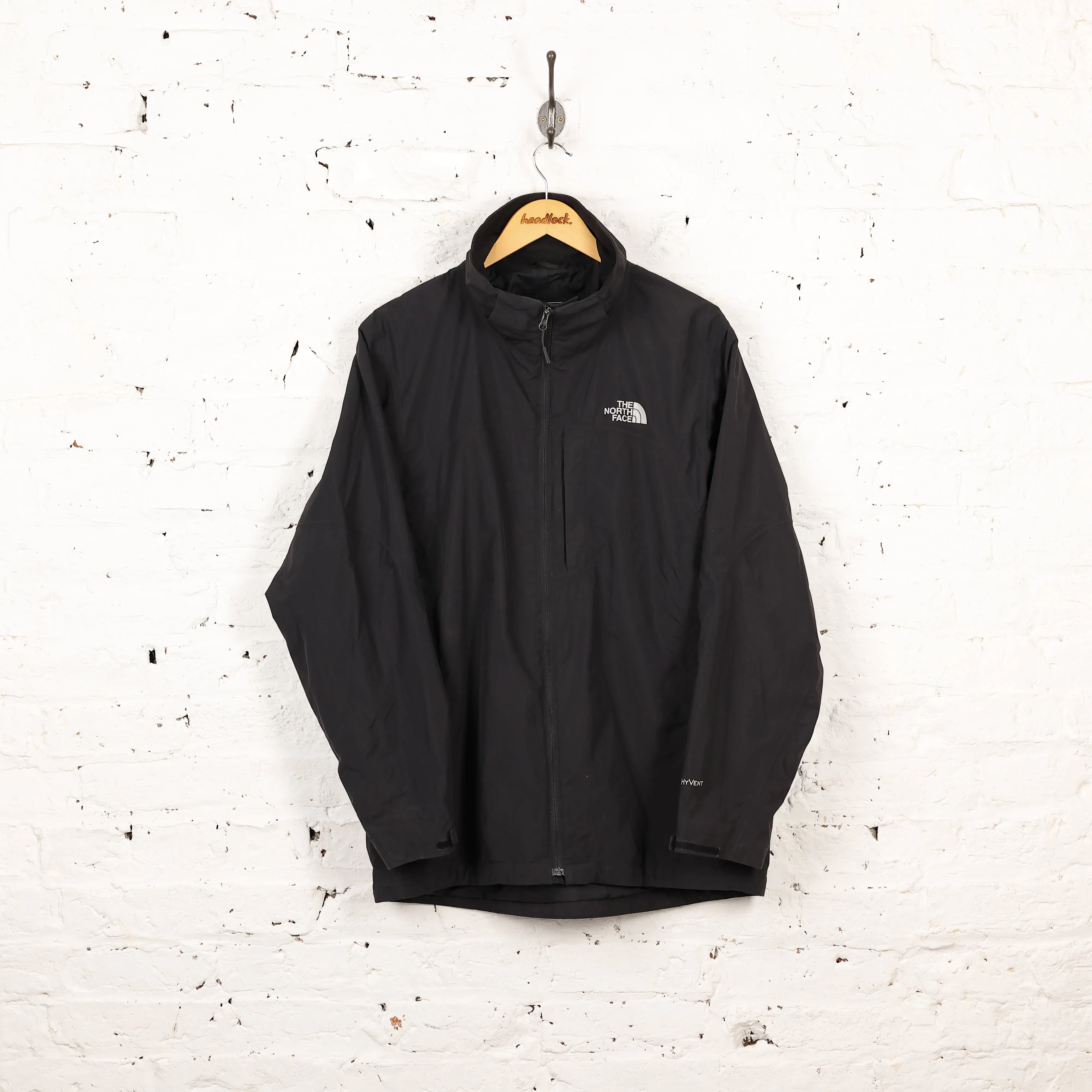 The North Face Hyvent Rain Jacket - Black - M