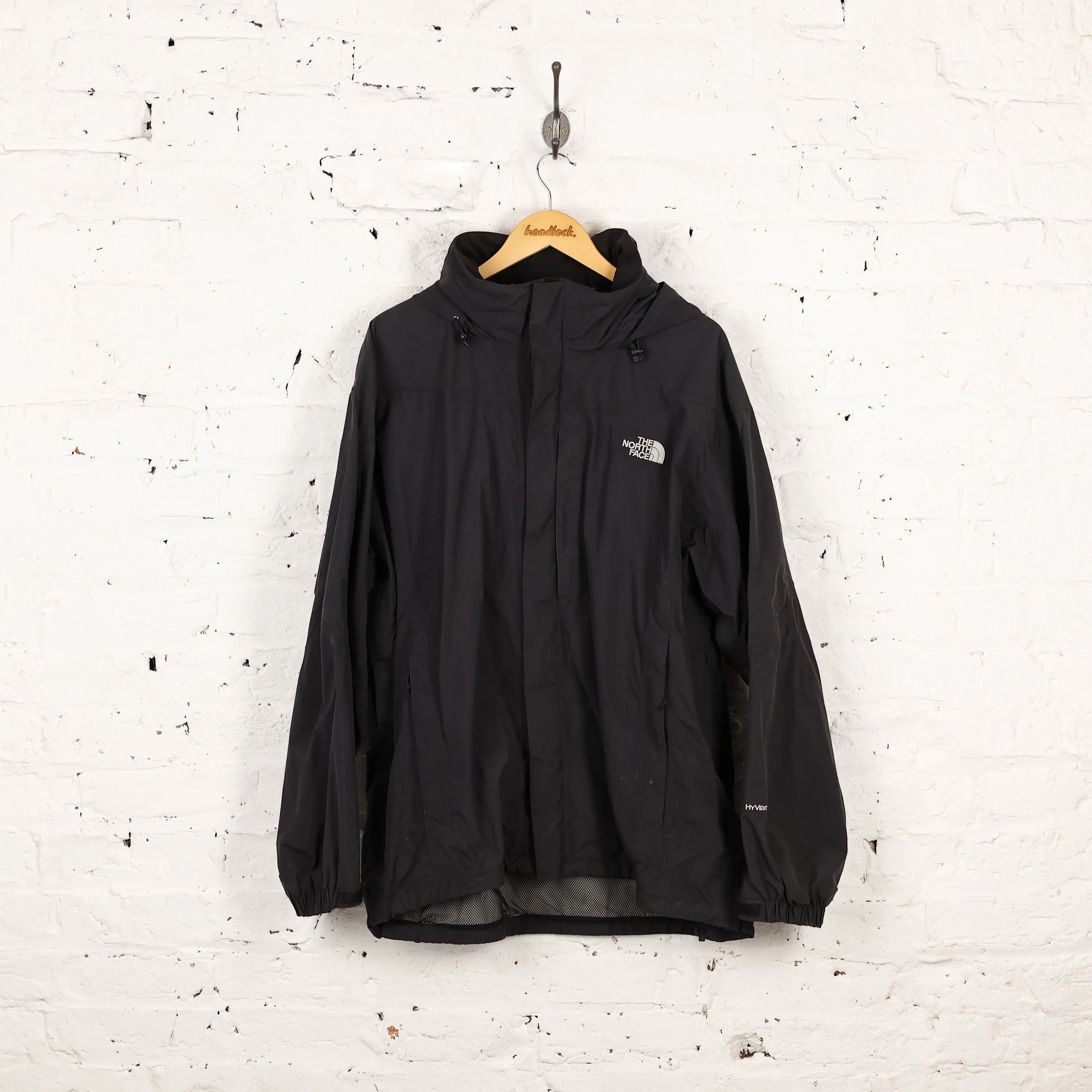 The North Face Hyvent Rain Jacket - Black - XL