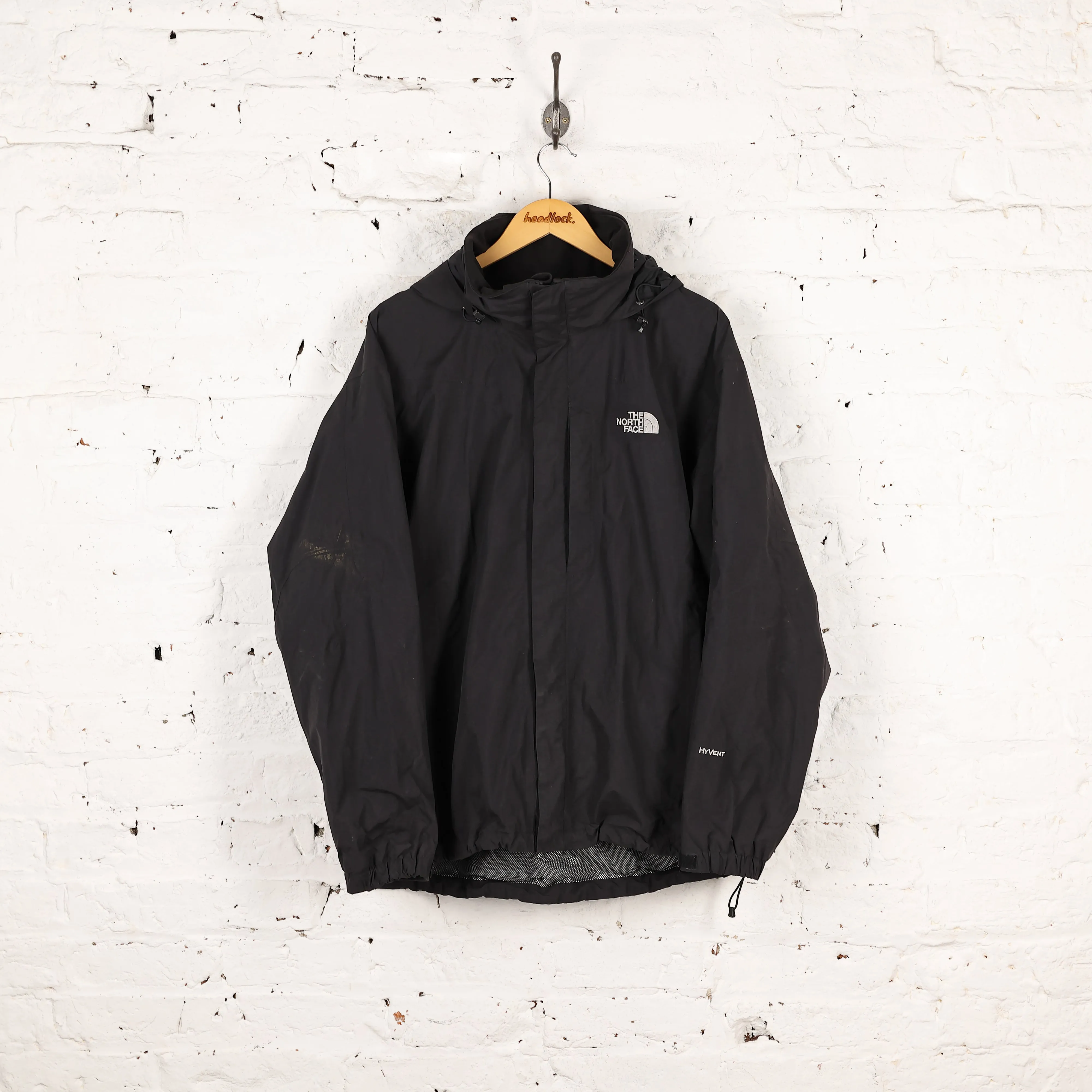 The North Face Hyvent Rain Jacket - Black - XL