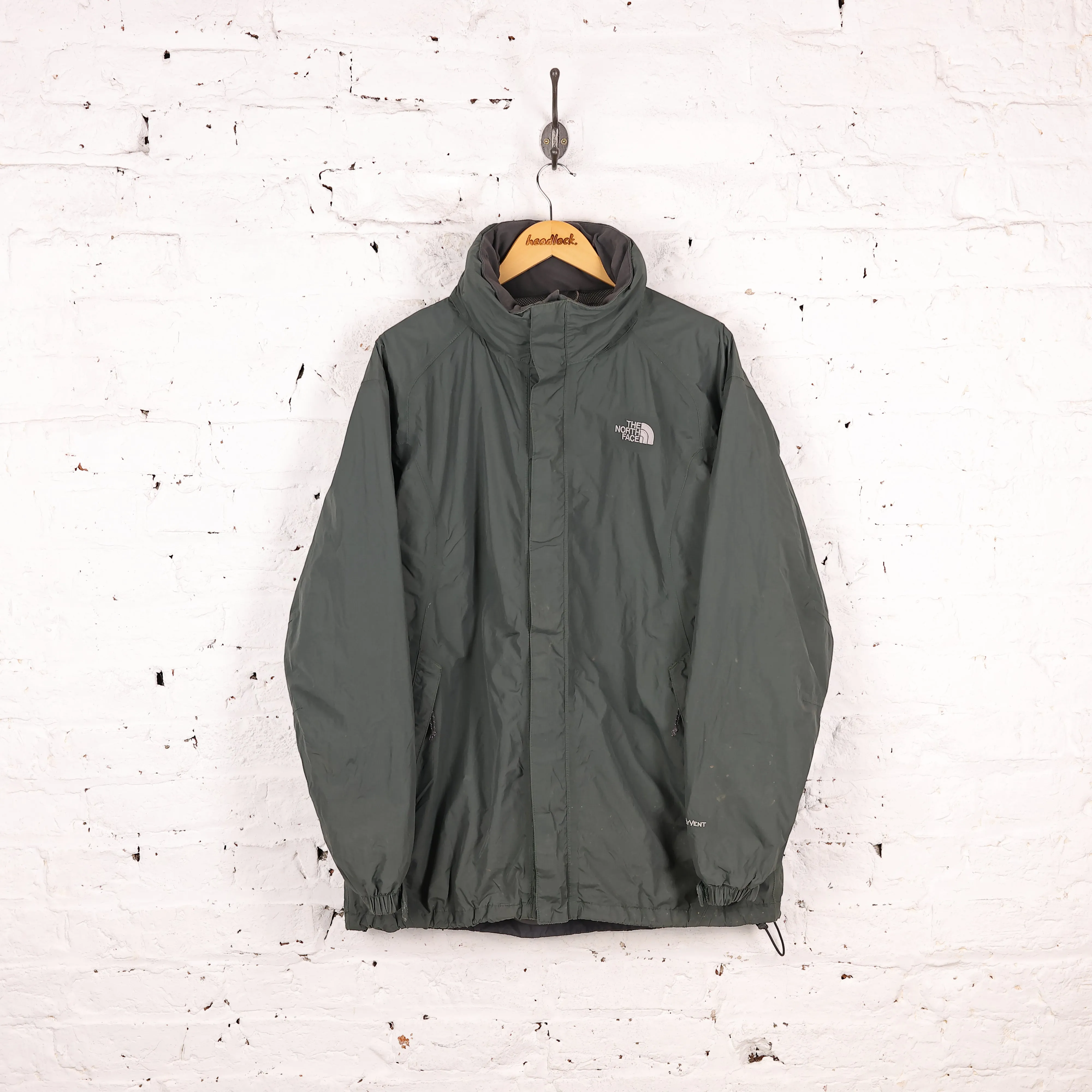 The North Face Hyvent Rain Jacket - Green - L