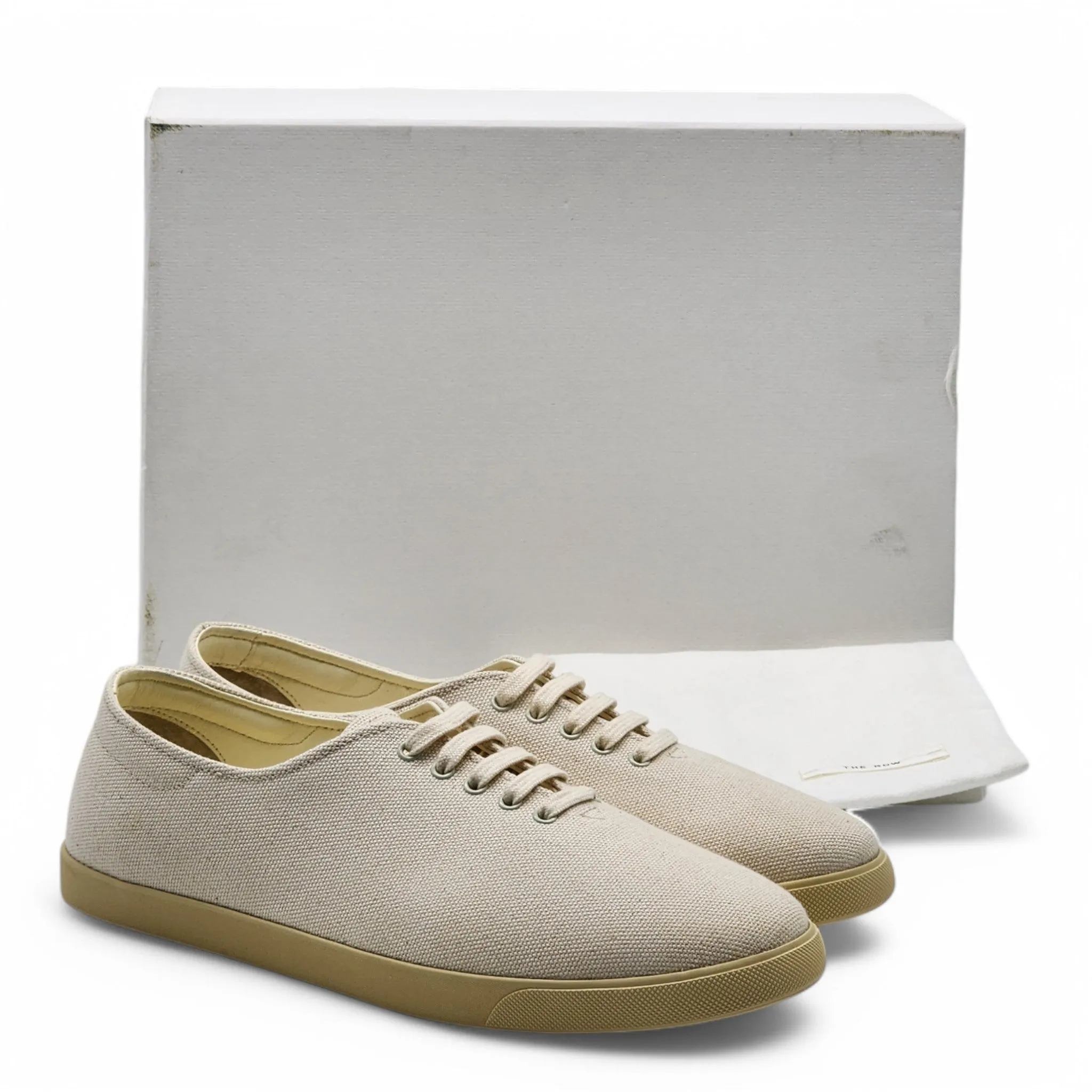 The Row Sam Sneakers – Canvas – Beige – 38