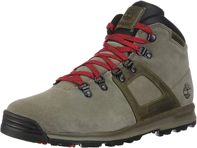 Timberland GT Scramble WP Mid Leather Waterproof Boots Men Slush Grey, Sz 11.5! Retail $150 