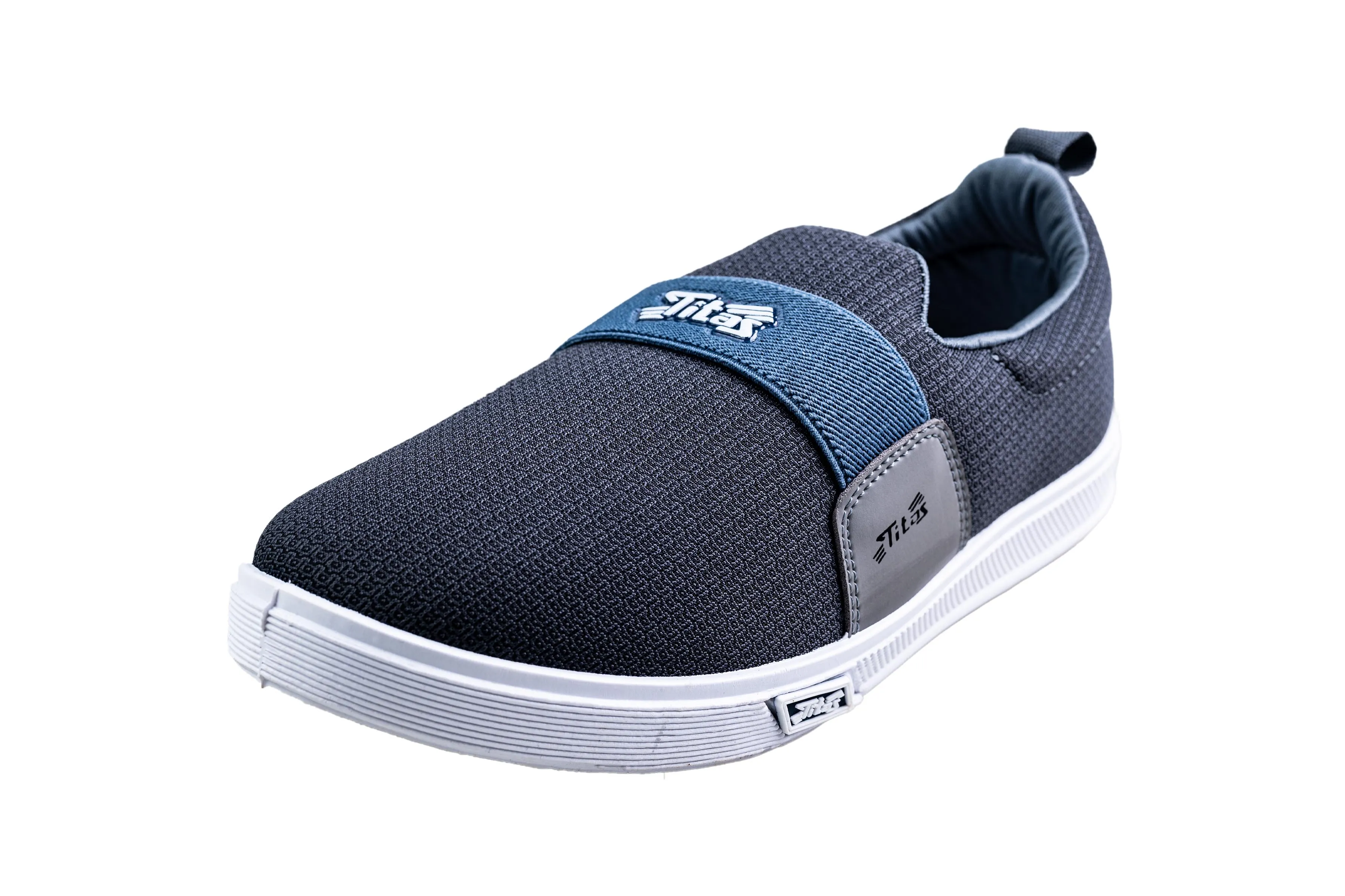 Titas Gents Grey Canvas Shoe