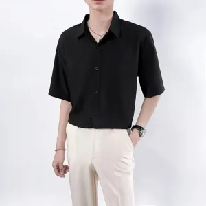 TrendWear Ice Silk Kurzarmhemd