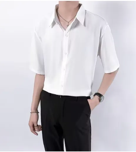 TrendWear Ice Silk Kurzarmhemd
