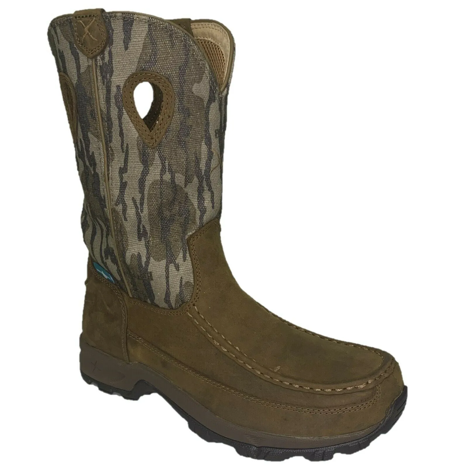 Twisted X Men's Hiker Distressed Saddle And Camo Boot MHKBW02