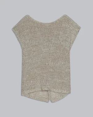 Two-Tone Crisp Organic Cotton Tape Pullover