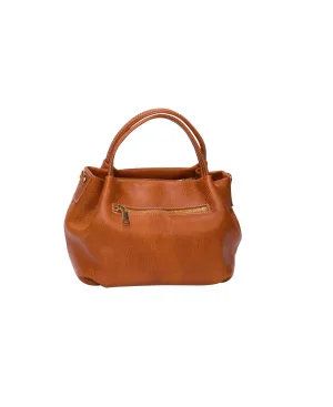Uffizi soft leather bag Tan