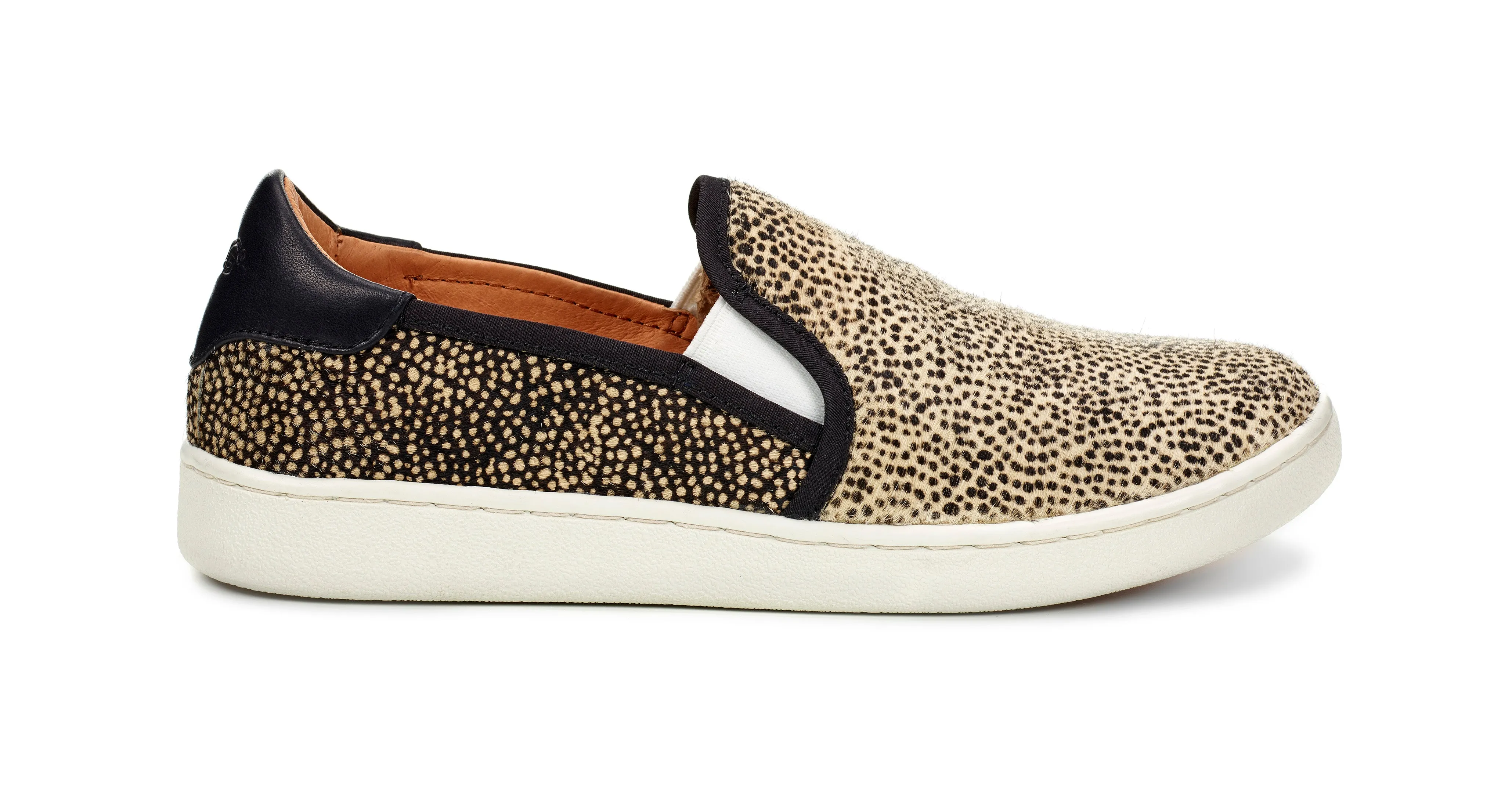 UGG Australia Women's Cas Exotic Sneaker | Black/Tan Dotted