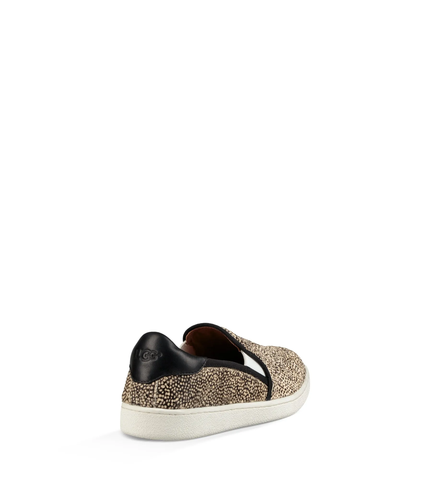UGG Australia Women's Cas Exotic Sneaker | Black/Tan Dotted
