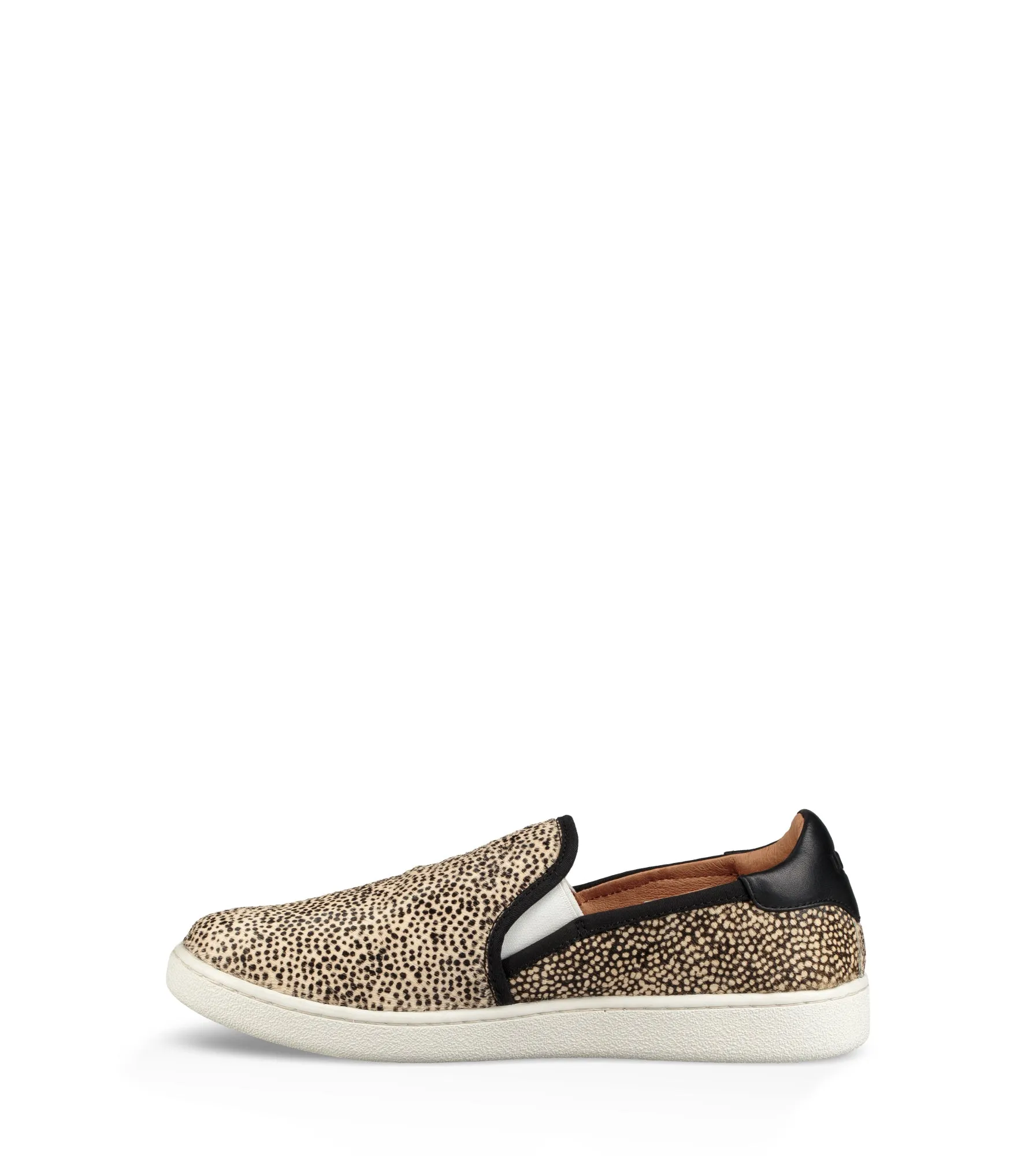 UGG Australia Women's Cas Exotic Sneaker | Black/Tan Dotted