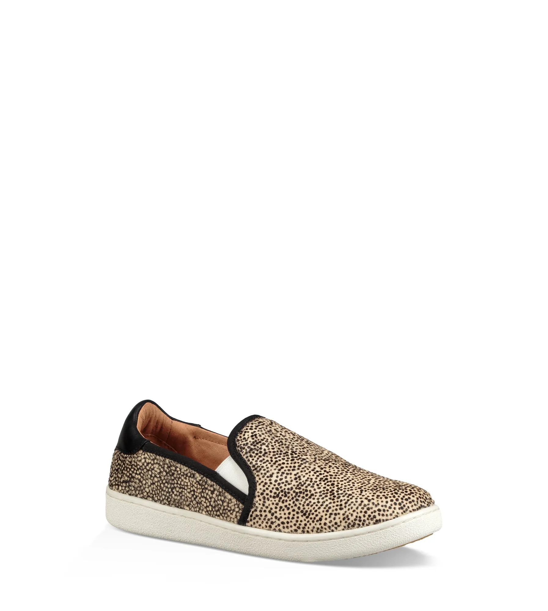 UGG Australia Women's Cas Exotic Sneaker | Black/Tan Dotted
