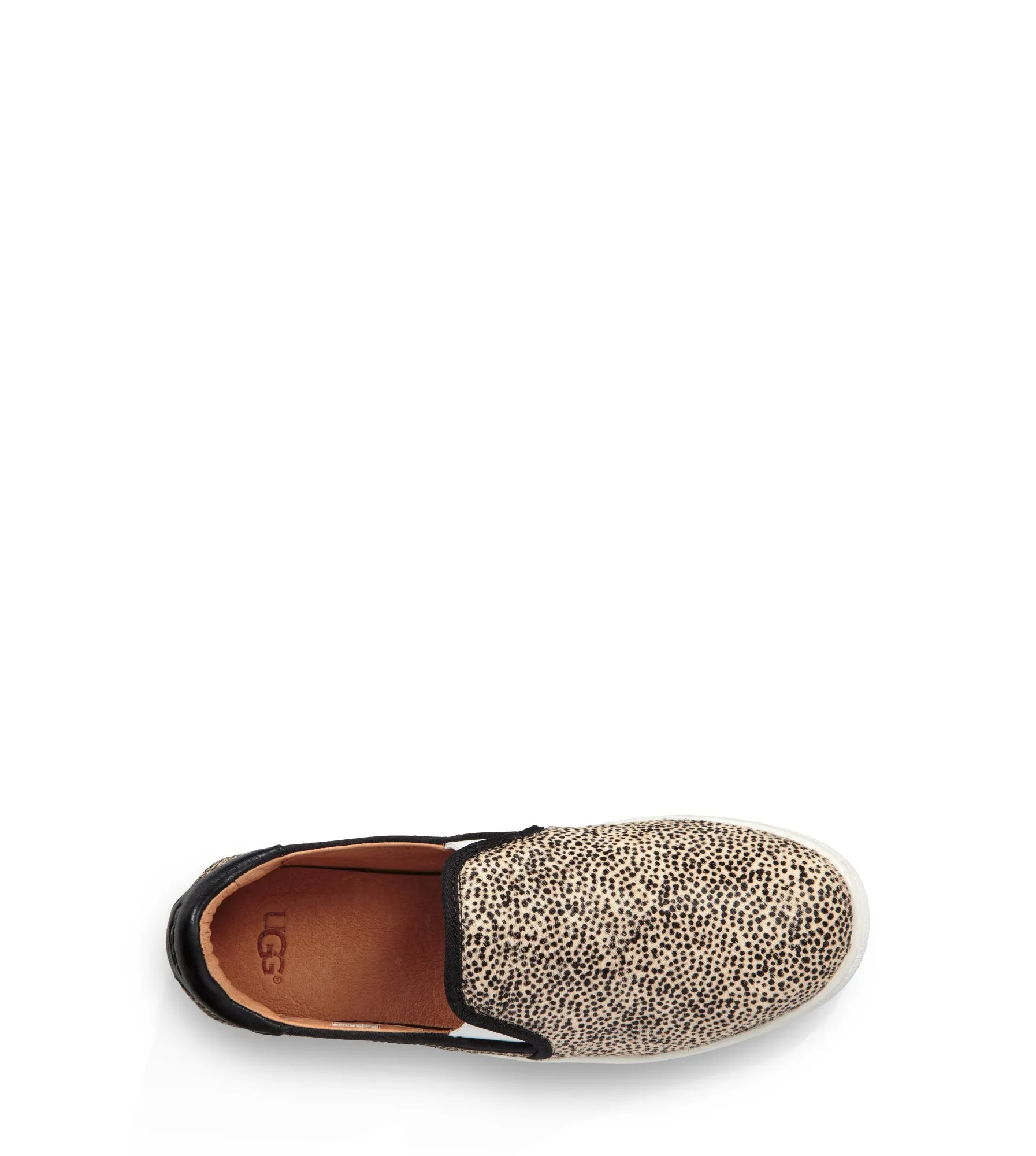 UGG Australia Women's Cas Exotic Sneaker | Black/Tan Dotted