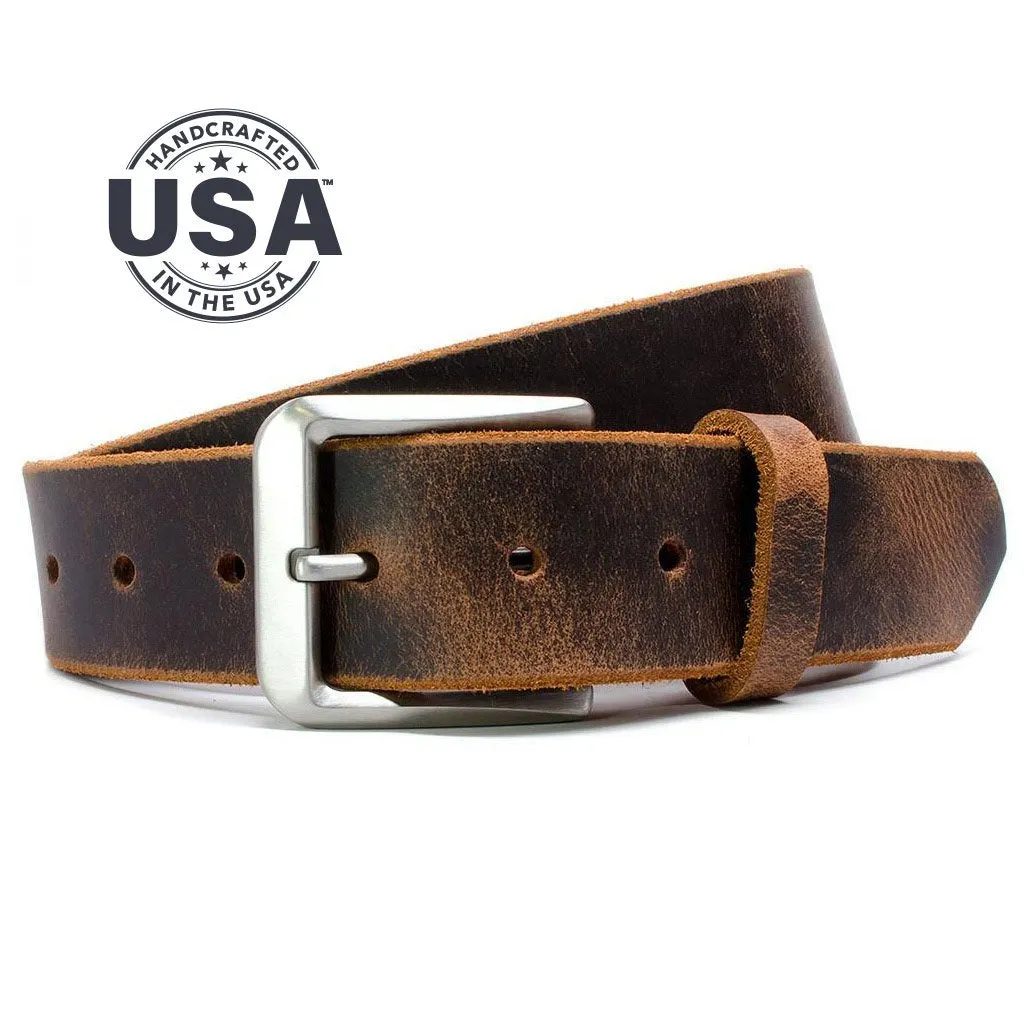 Ultimate Titanium Leather Belt Set by Nickel Smart®
