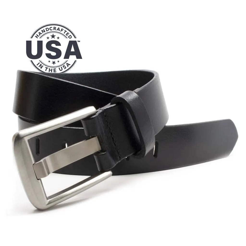 Ultimate Titanium Leather Belt Set by Nickel Smart®
