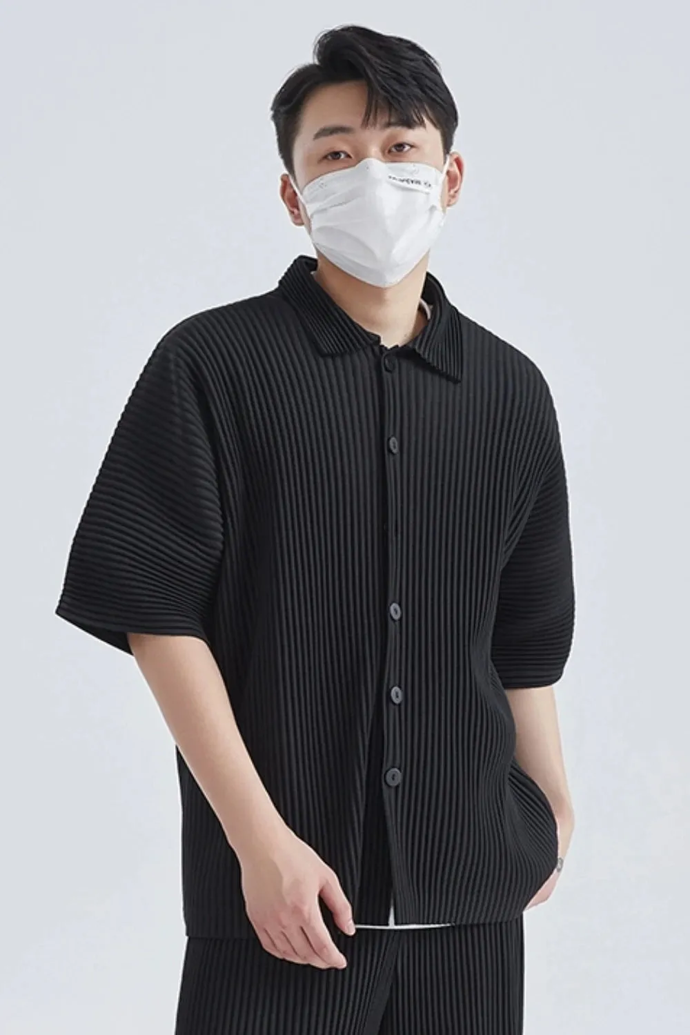 UrbanVibe Miyake Lapel Sommer Shirt