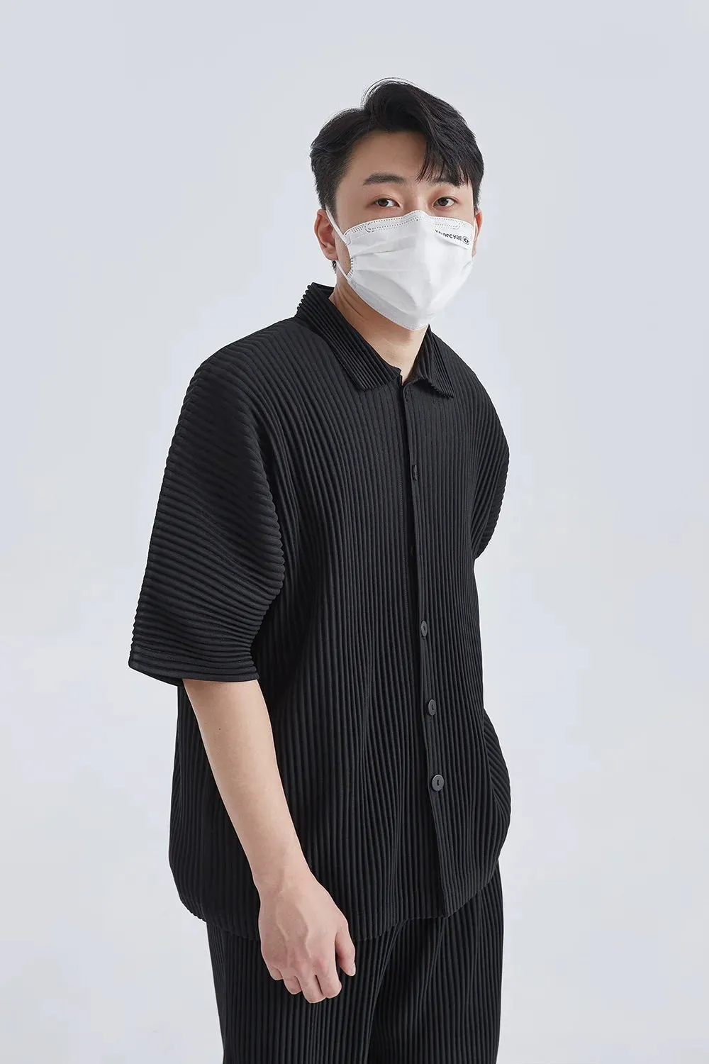 UrbanVibe Miyake Lapel Sommer Shirt