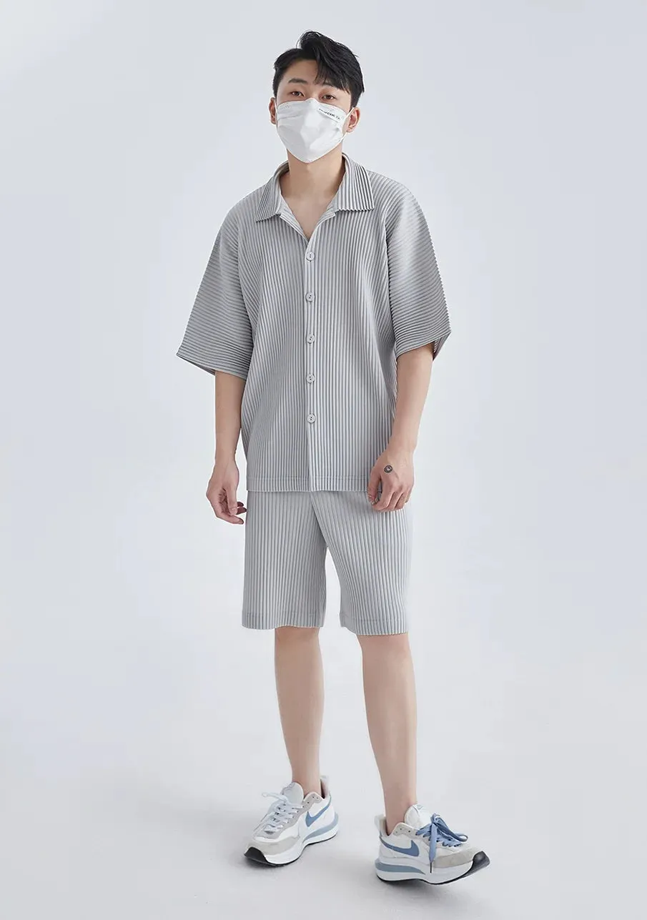 UrbanVibe Miyake Lapel Sommer Shirt