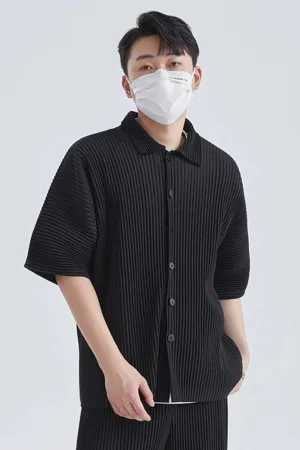 UrbanVibe Miyake Lapel Sommer Shirt
