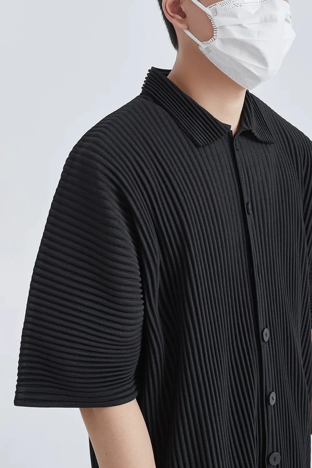 UrbanVibe Miyake Lapel Sommer Shirt