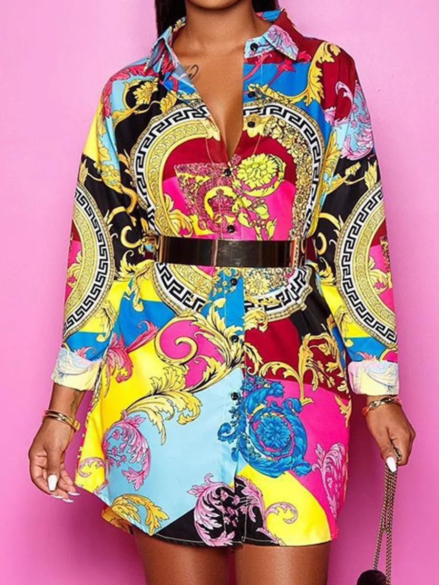 Valincia Print Blouse