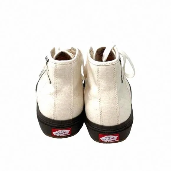 VANS x Quasi Crockett High Decon Shoe Canvas Beige VN0007QVTBD Size Women Casual