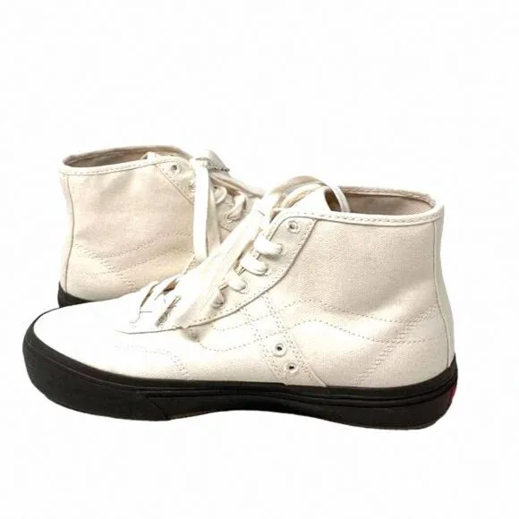VANS x Quasi Crockett High Decon Shoe Canvas Beige VN0007QVTBD Size Women Casual
