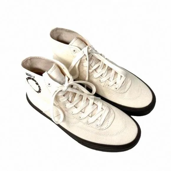 VANS x Quasi Crockett High Decon Shoe Canvas Beige VN0007QVTBD Size Women Casual