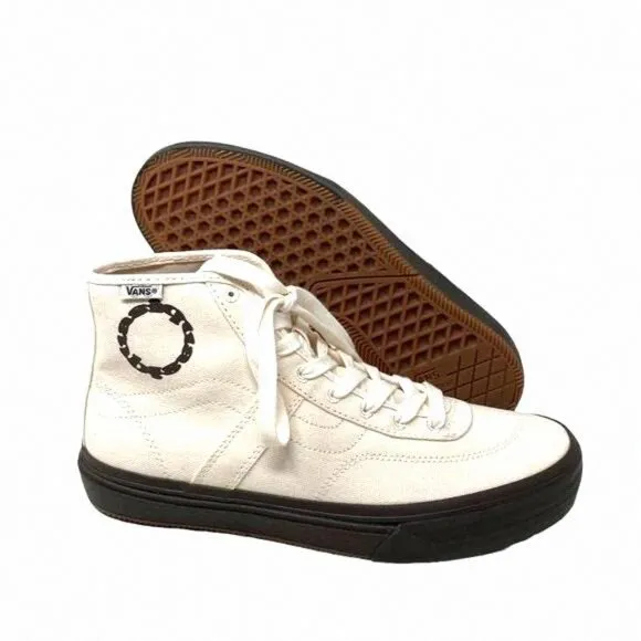 VANS x Quasi Crockett High Decon Shoe Canvas Beige VN0007QVTBD Size Women Casual