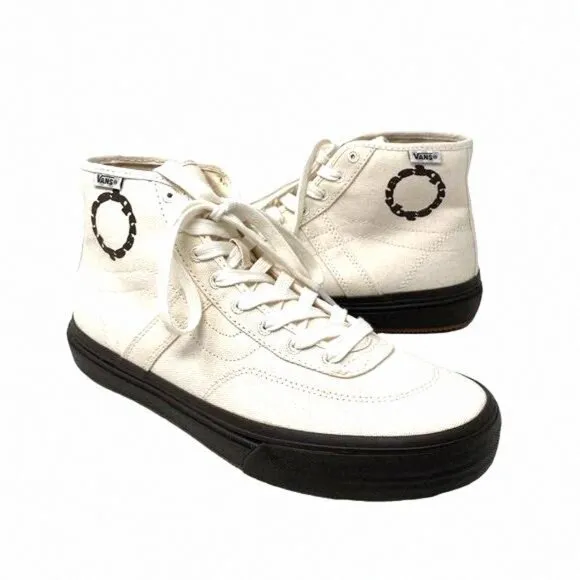 VANS x Quasi Crockett High Decon Shoe Canvas Beige VN0007QVTBD Size Women Casual
