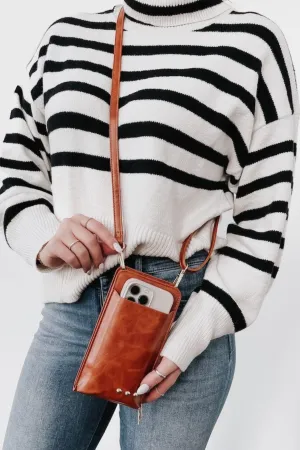 Vegan Phone Bag - Brown