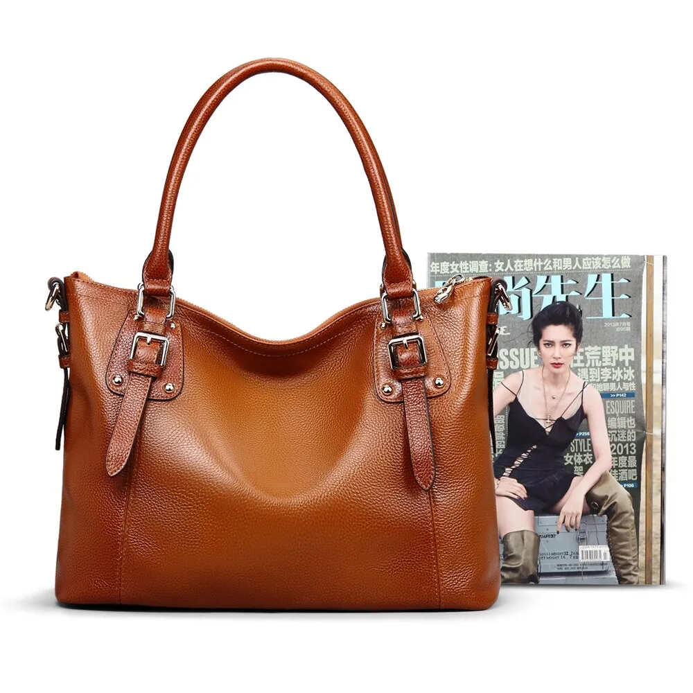 Vintage Cow Genuine Leather Handbags