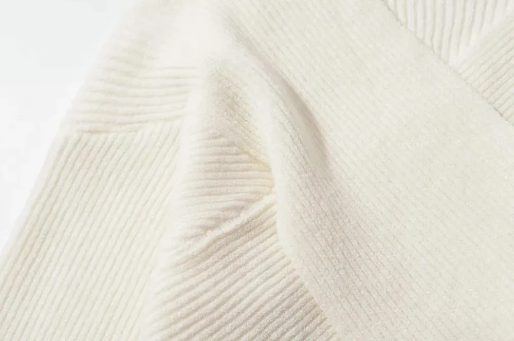 Vintage V-neck Batwing Sleeve Cross Design Knit Sweaters