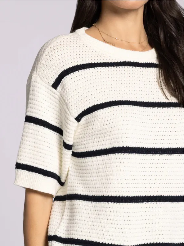 Viola Sweater - Ivory Black