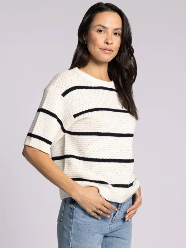Viola Sweater - Ivory Black