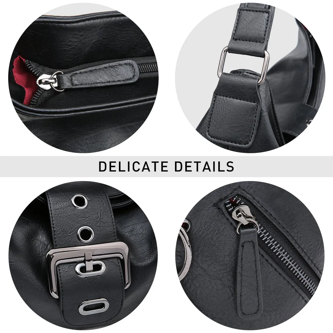VONMAY Large Women Hobo Purse Shoulder Bag Ladies Buckle Handbags