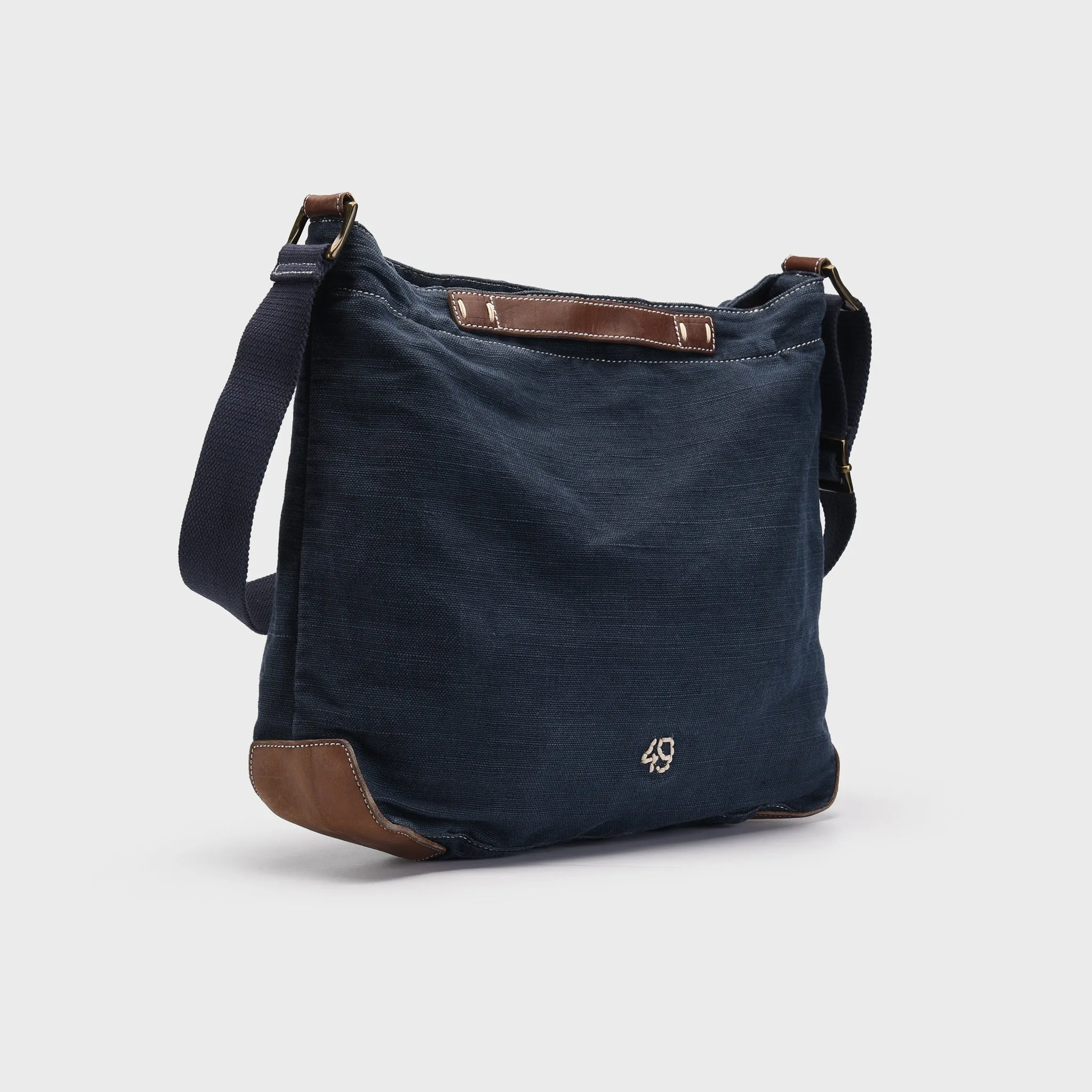 Washed Canvas Crossbody Bucket